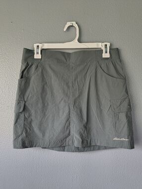 Eddie Bauer Olive Green Cargo Skort